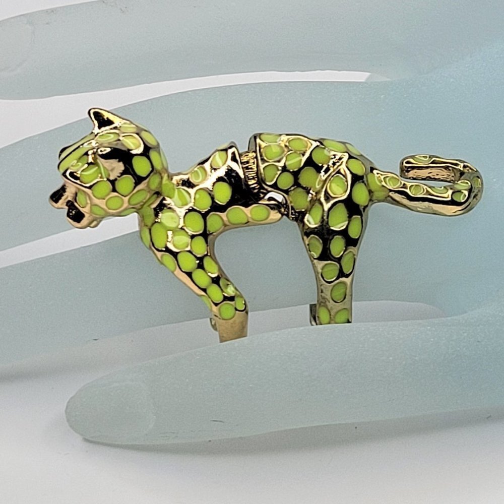 LIME Green Panther RIng